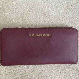 Michael Kors Large Wallet - Merlot